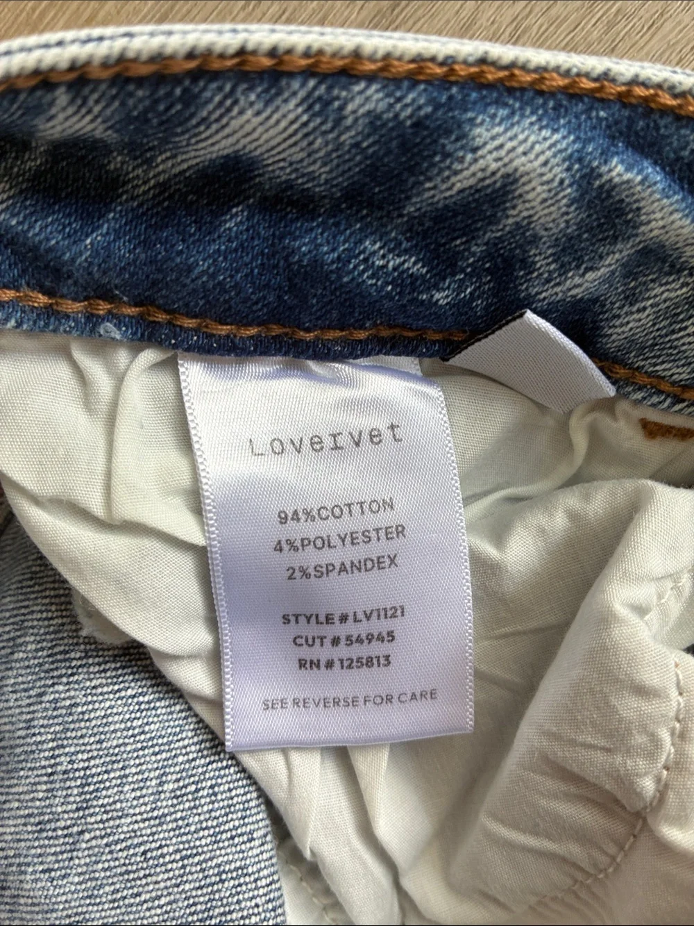 Lovervet Light Blue Distressed Straight Leg Jeans